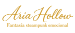 Logotipo Aria Hollow en dorado